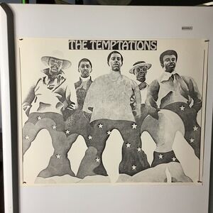 The Temptations Original 60's Poster - Kendricks, Franklin and Edwards